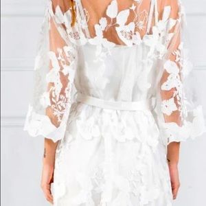 Lace Bridal Robe -One Size